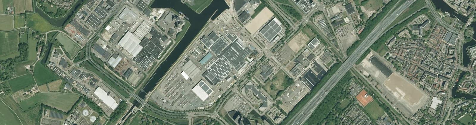 Luchtfoto van Wijk 20 Poort van Zwolle