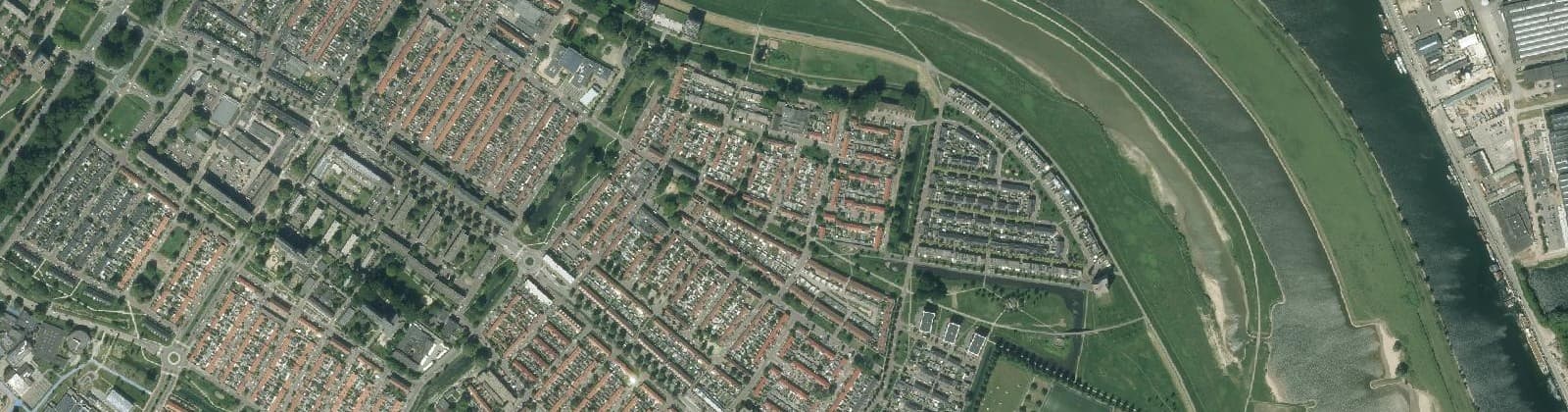 Luchtfoto van Malburgen-Oost (Noord)
