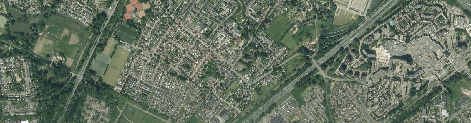 Luchtfoto van Elden
