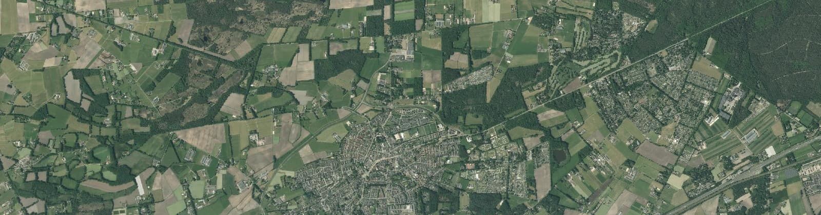 Luchtfoto van Wijk 55 Voorthuizen