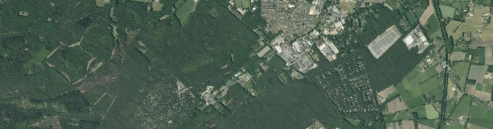 Luchtfoto van Eerbeek