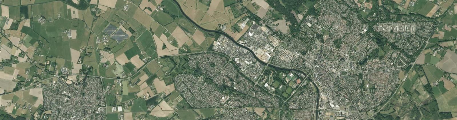 Luchtfoto van De Huet