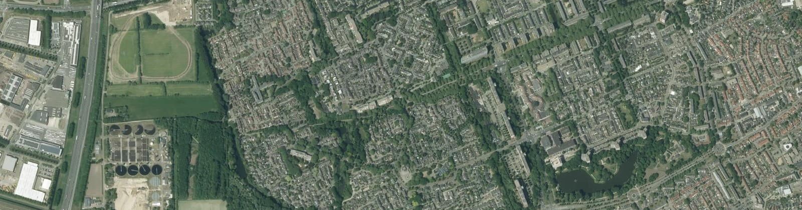 Luchtfoto van Ede-Veldhuizen