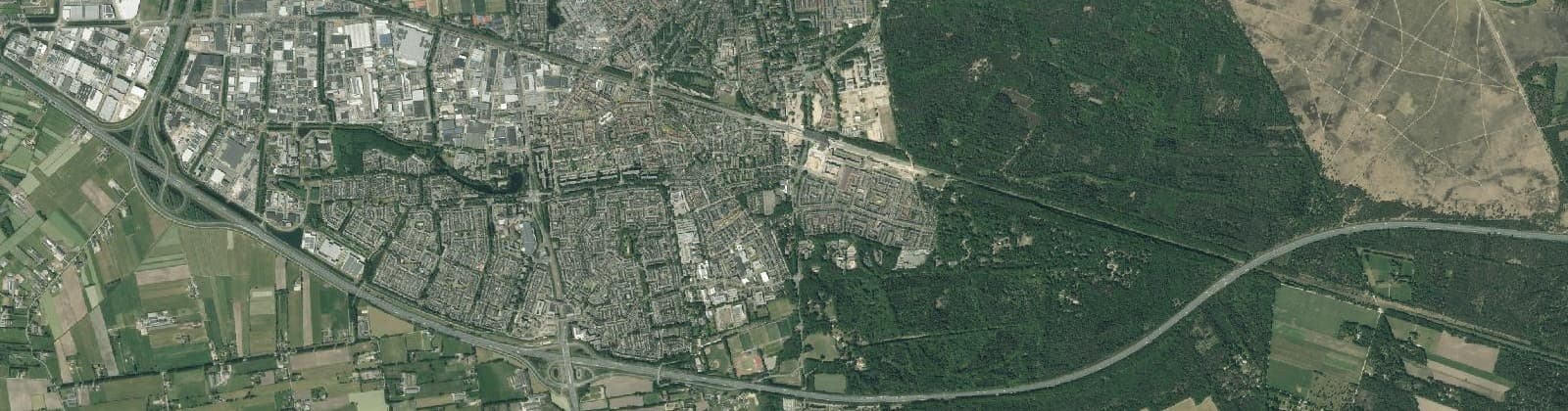 Luchtfoto van Ede-Zuid