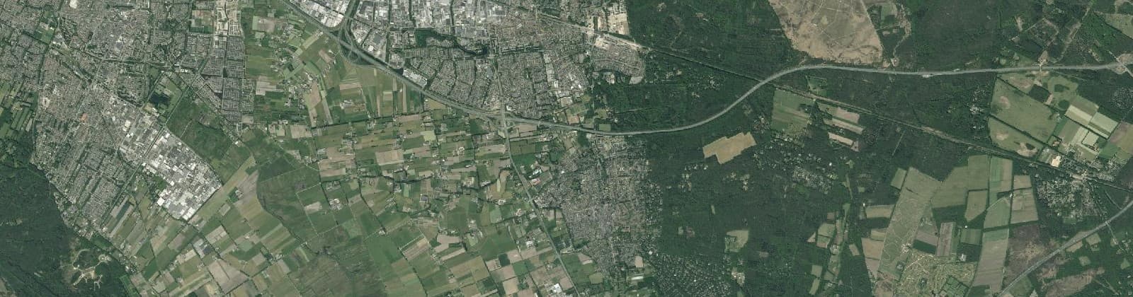 Luchtfoto van Bennekom