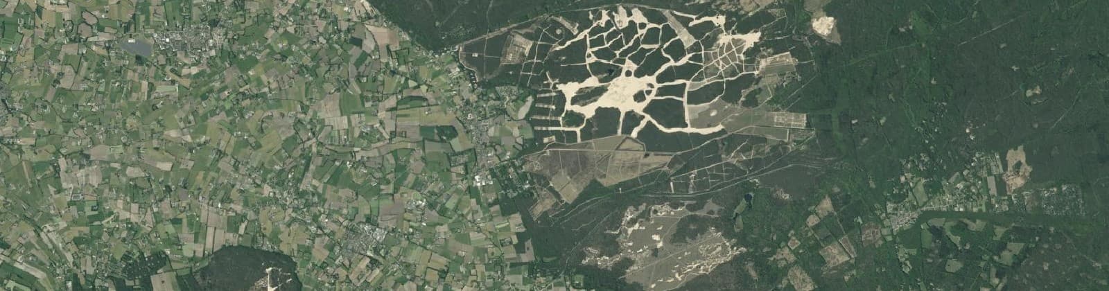 Luchtfoto van Harskamp