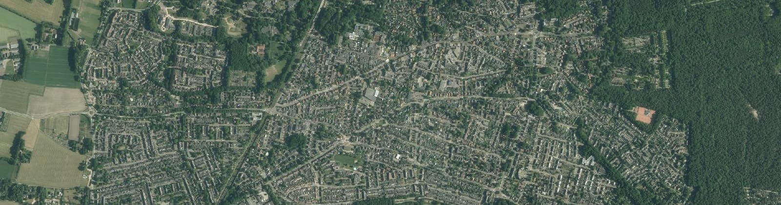 Luchtfoto van Schil rondom het centrum