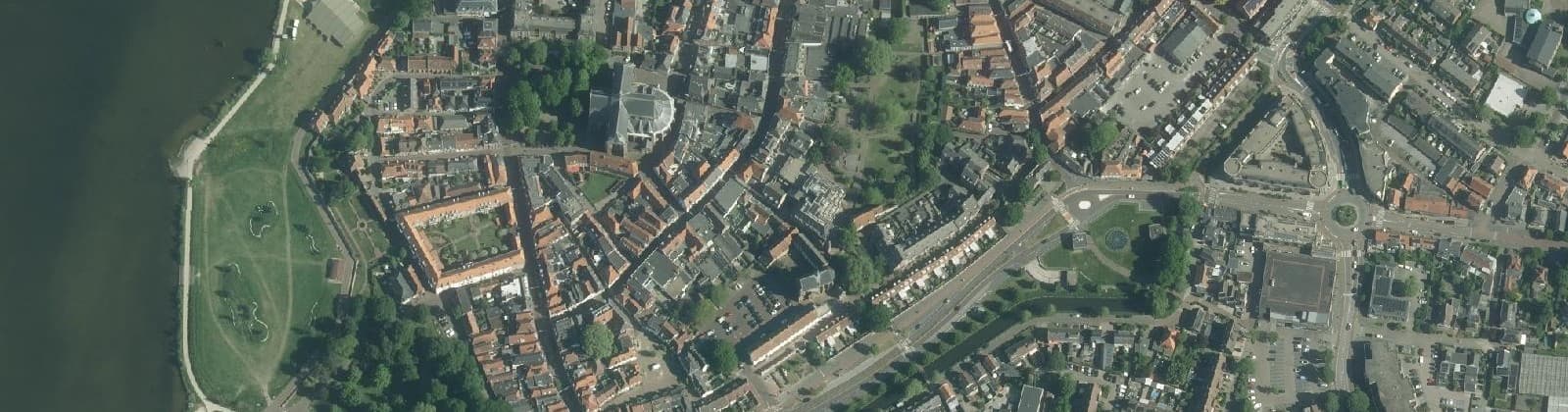 Luchtfoto van Binnenstad