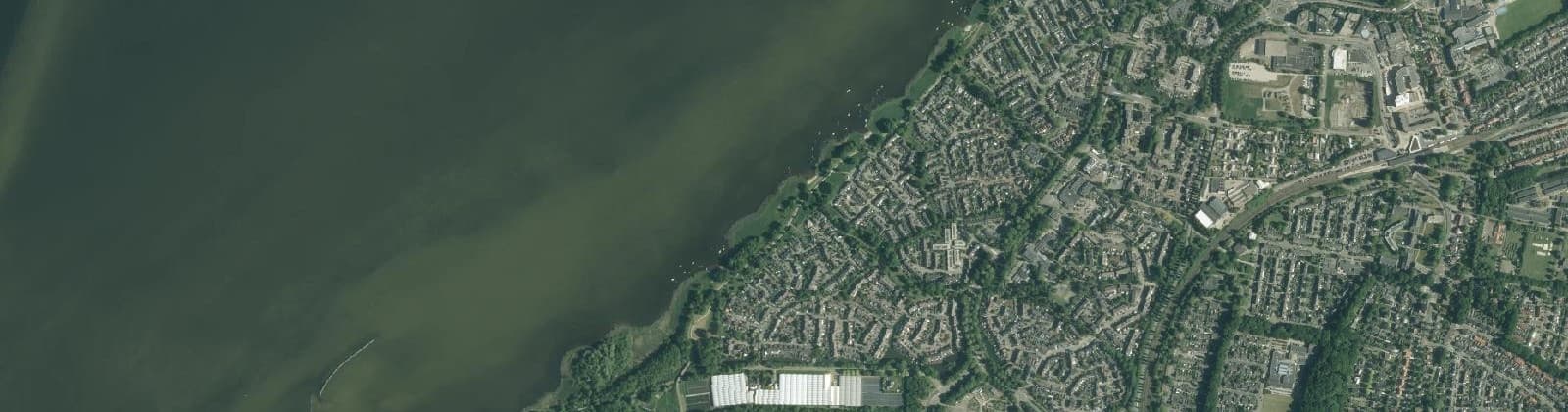 Luchtfoto van Stadsweiden