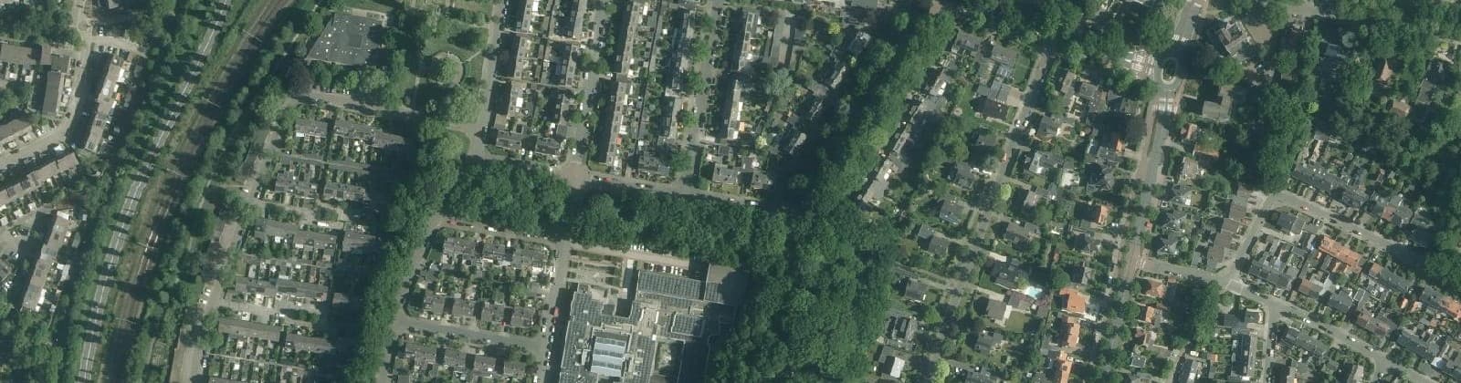 Luchtfoto van Slingerbos