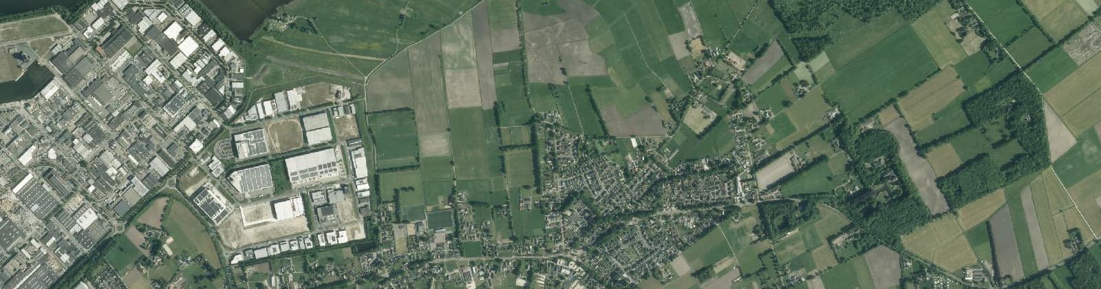 Luchtfoto van Hierden