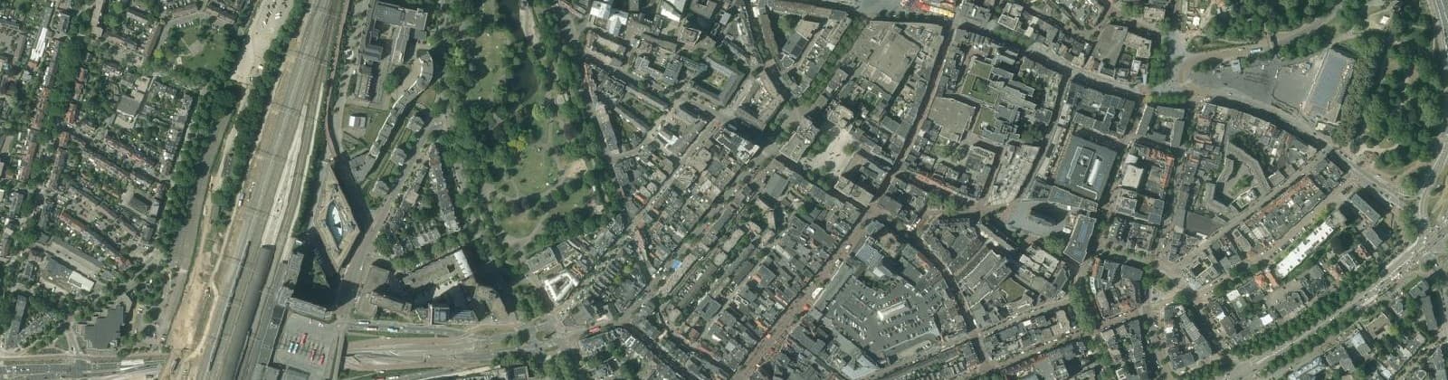 Luchtfoto van Nijmegen-Centrum