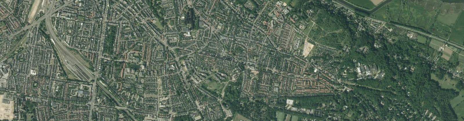 Luchtfoto van Nijmegen-Oost