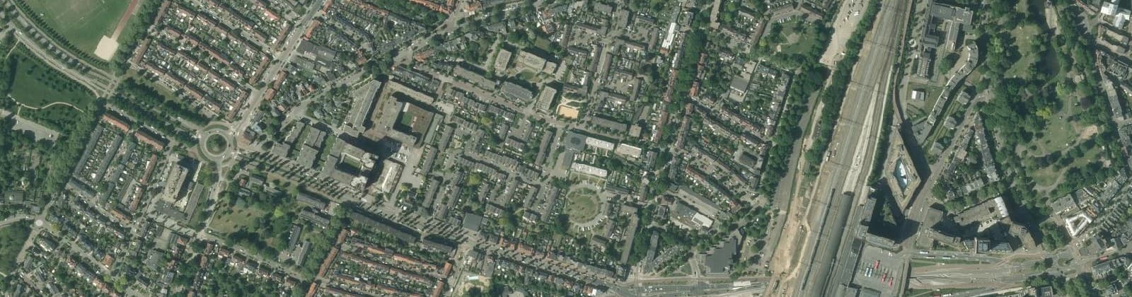 Luchtfoto van Nijmegen-Oud-West