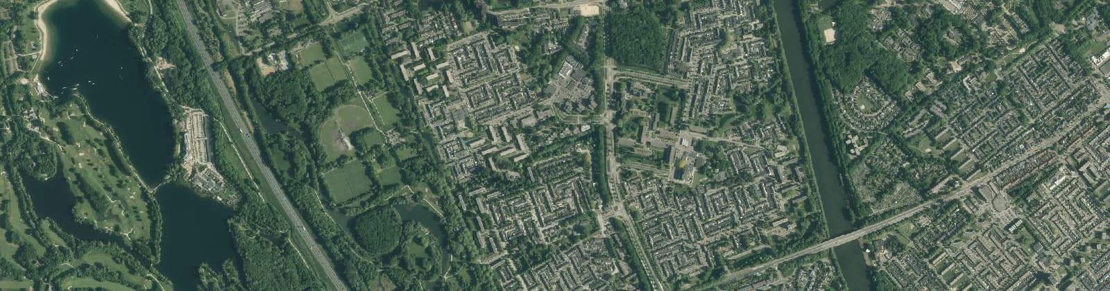 Luchtfoto van Dukenburg