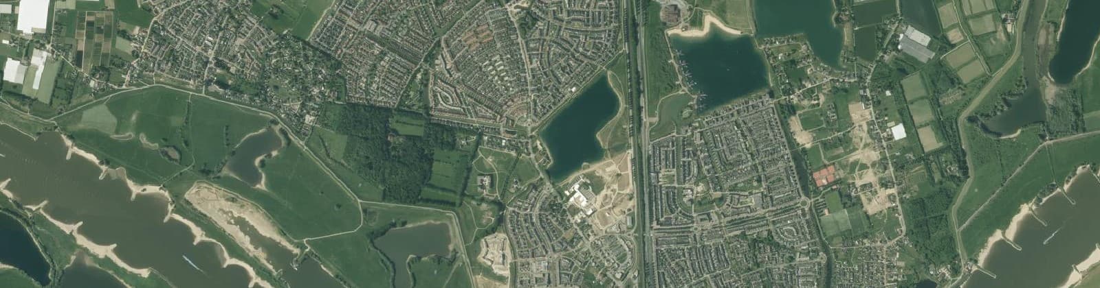 Luchtfoto van Nijmegen-Noord