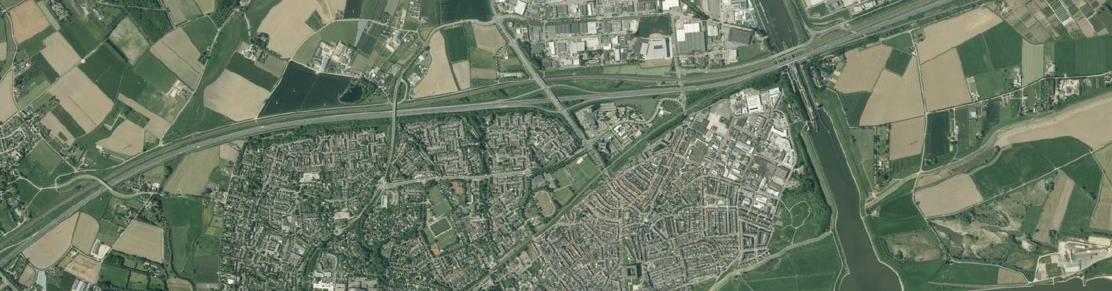 Luchtfoto van Tiel-Noord