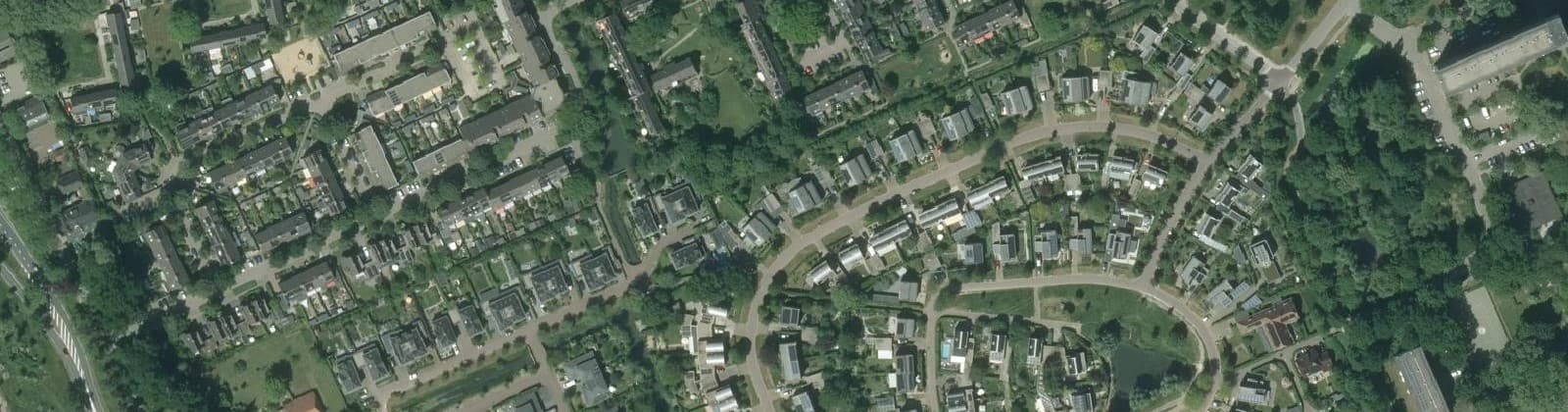 Luchtfoto van De Weiden en Boomgaarden