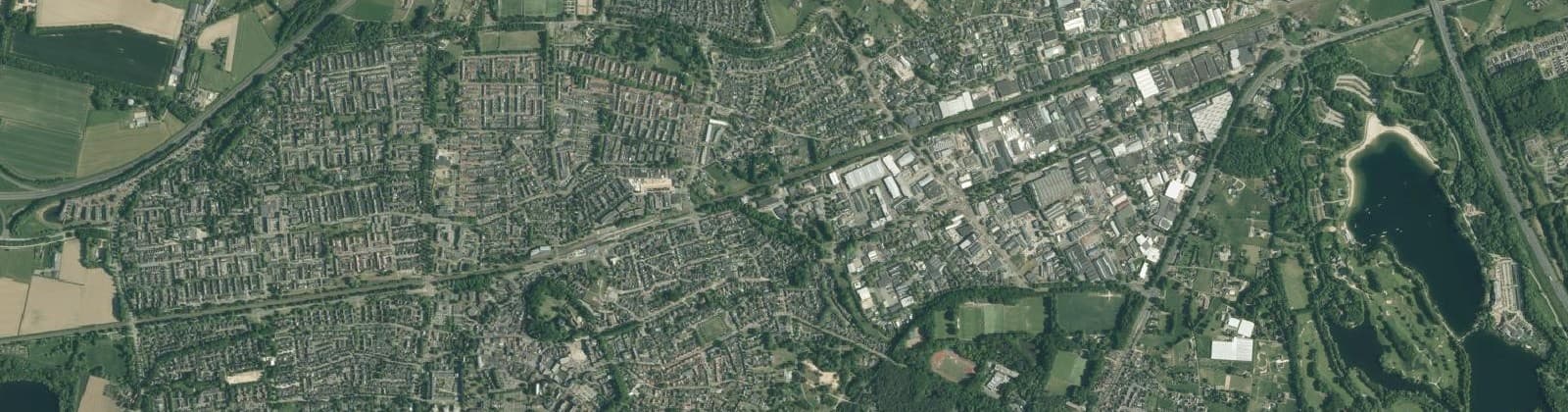 Luchtfoto van Wijk 01 Wijchen kern