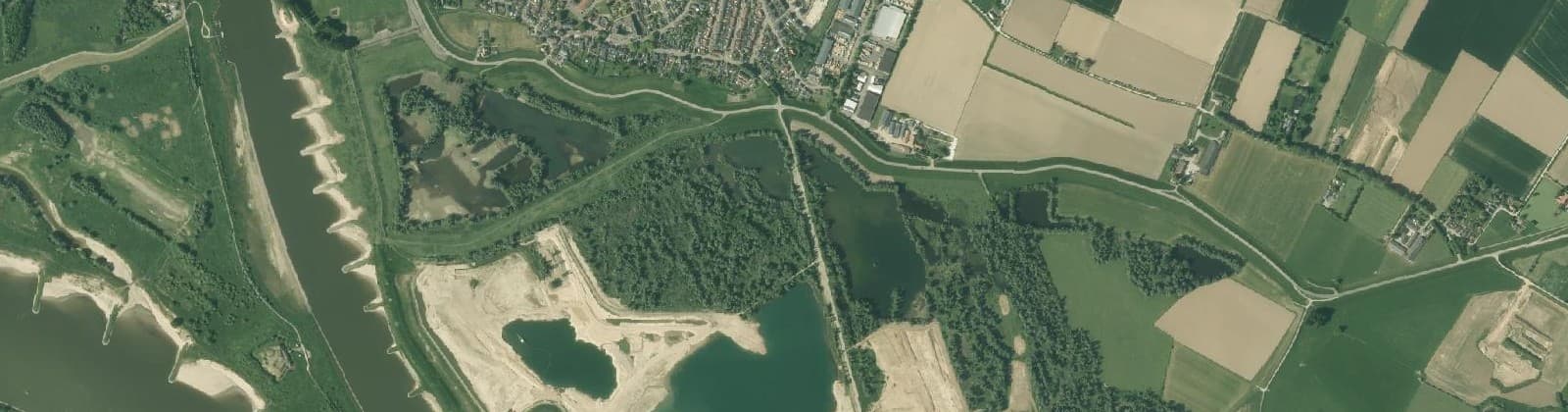 Luchtfoto van Pannerden