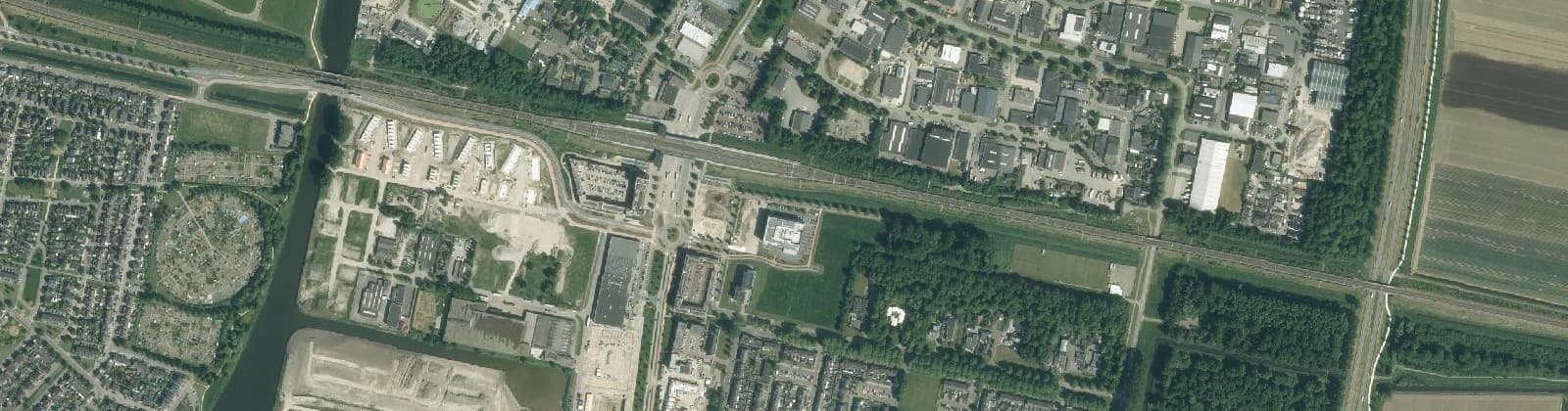 Luchtfoto van Wijk 02 Dronten Noord