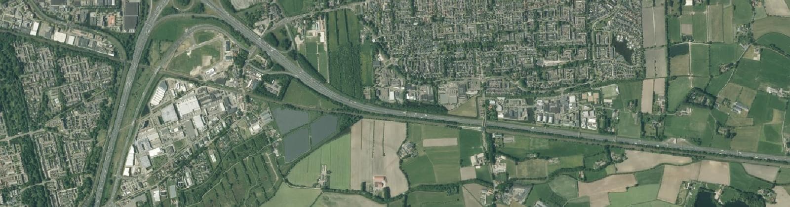 Luchtfoto van Buitengebied-Oost