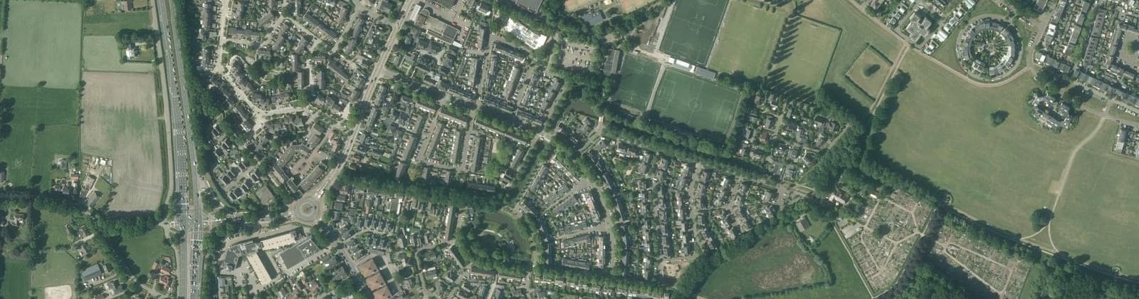 Luchtfoto van Hoogland