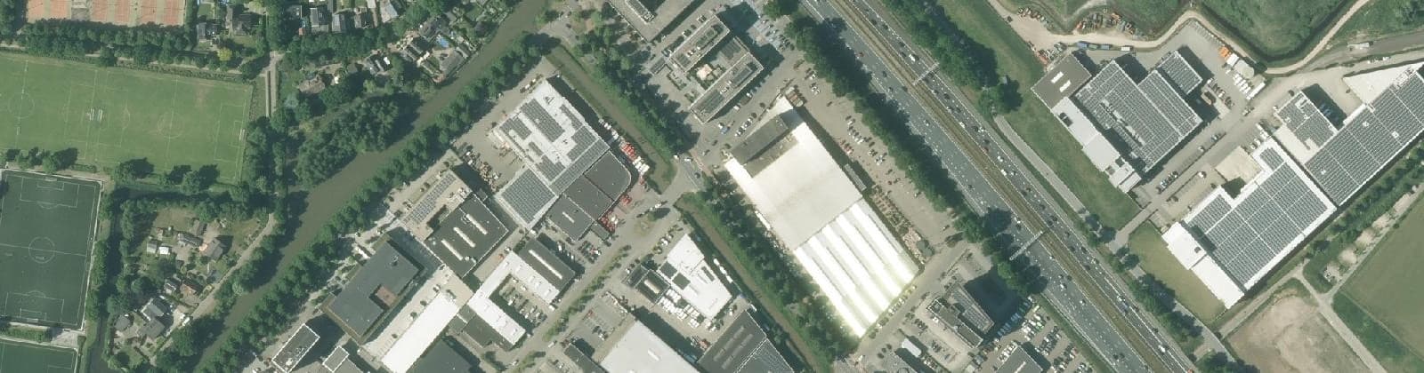 Luchtfoto van Calveen