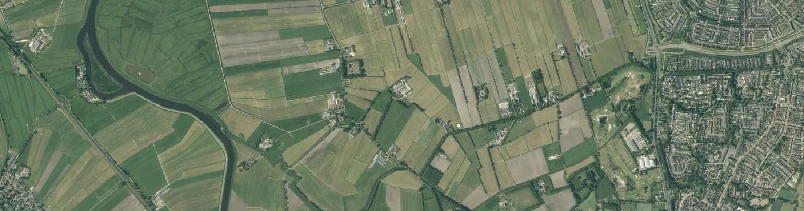 Luchtfoto van Hoogland-West