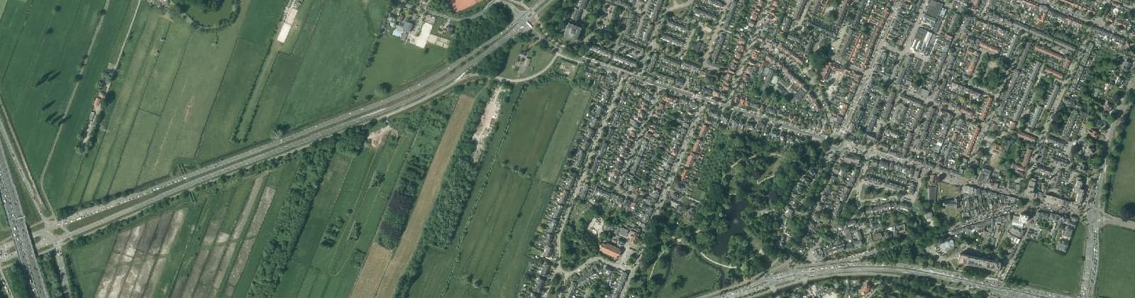 Luchtfoto van De Bilt West