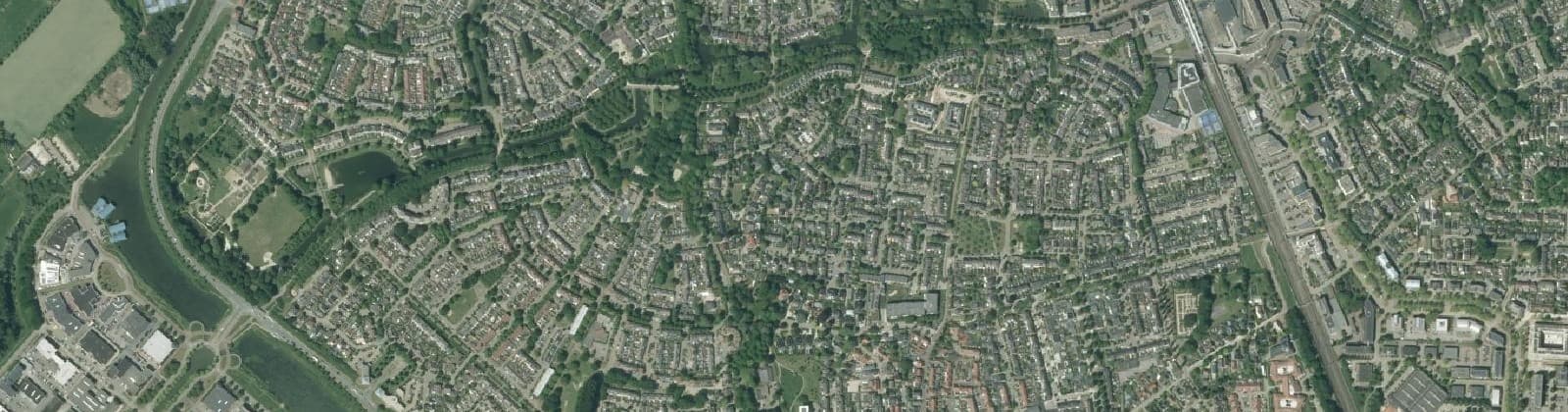 Luchtfoto van Houten Noord-West