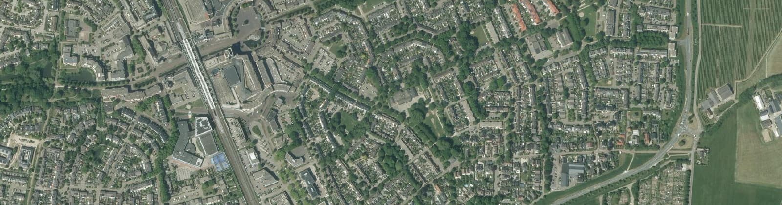 Luchtfoto van Houten Noord-Oost
