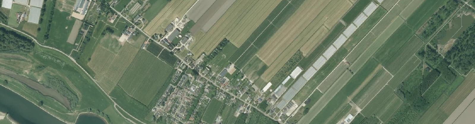 Luchtfoto van Tull en 't Waal