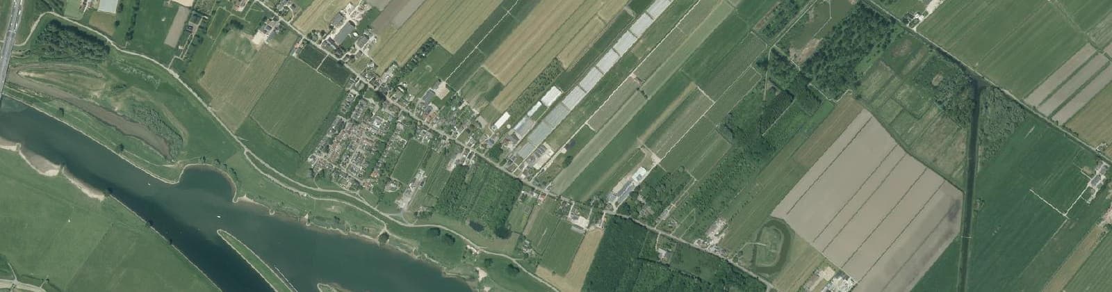 Luchtfoto van Tull en 't Waal Buitengebied