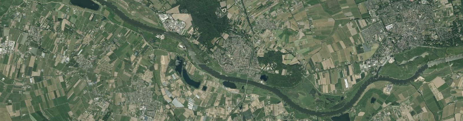 Luchtfoto van Wijk 08 Uiterwaarden Rhenen