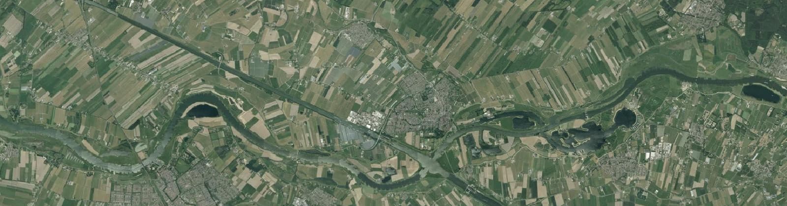 Luchtfoto van Wijk 01 Landelijk gebied