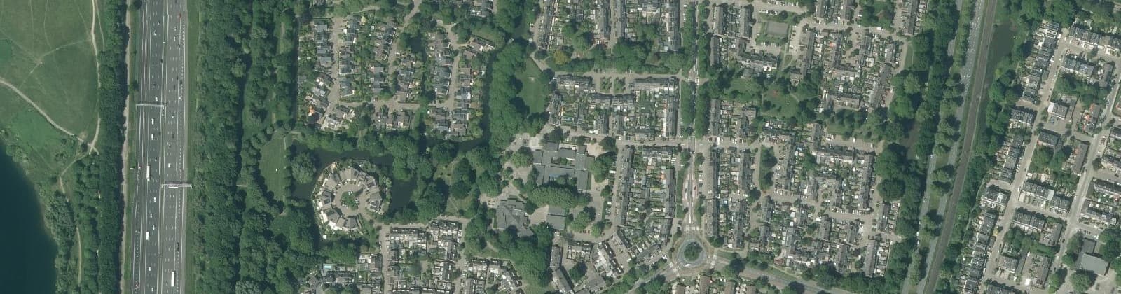 Luchtfoto van Batau Zuid