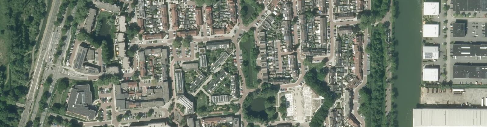 Luchtfoto van Fokkesteeg