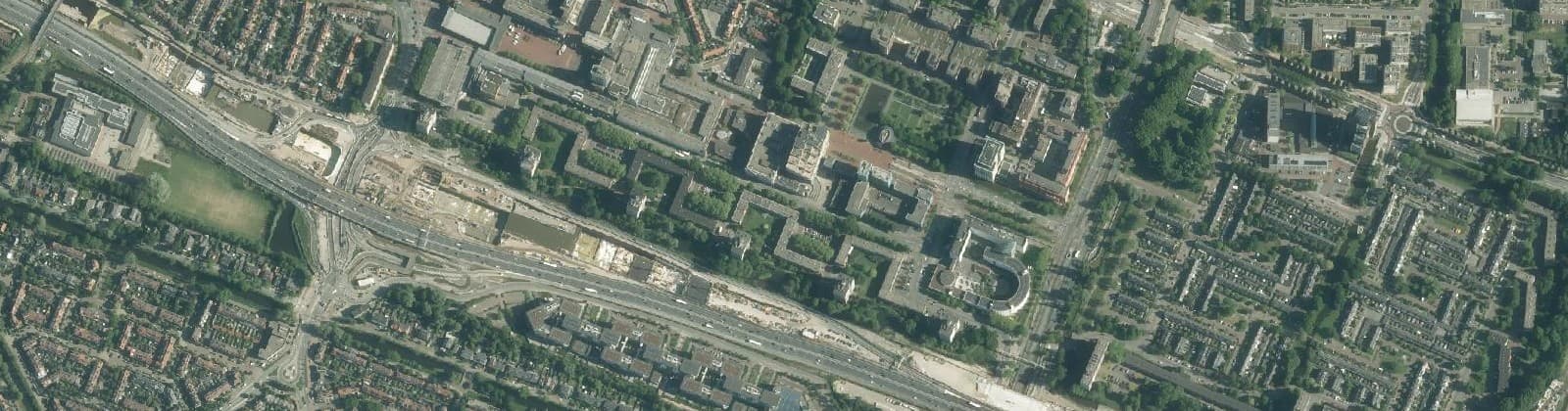 Luchtfoto van Stadshart
