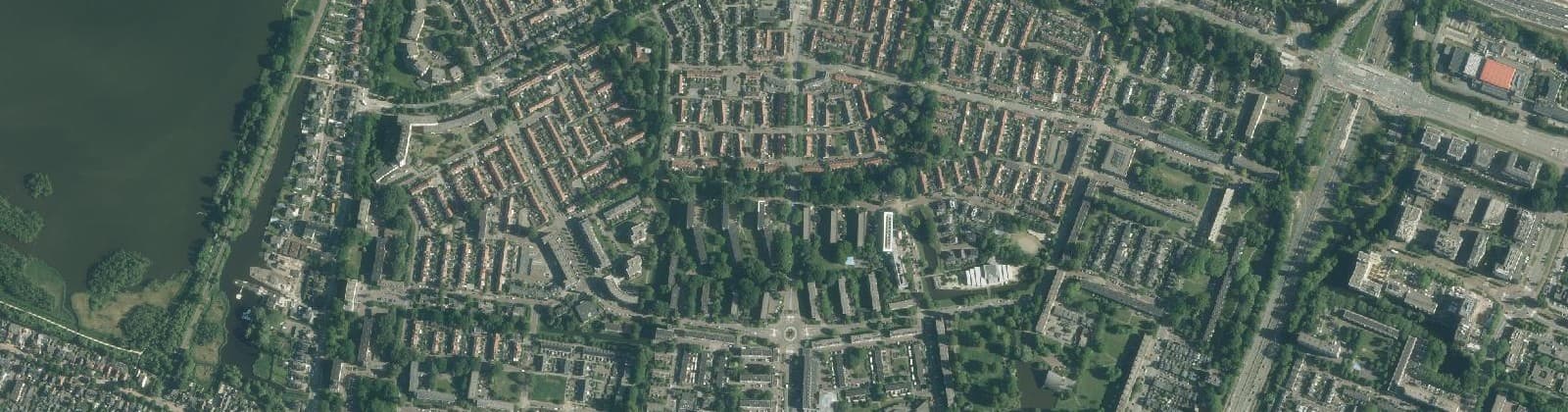 Luchtfoto van Keizer Karelpark