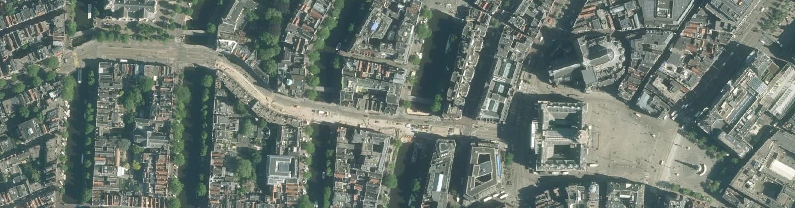 Luchtfoto van Grachtengordel-West