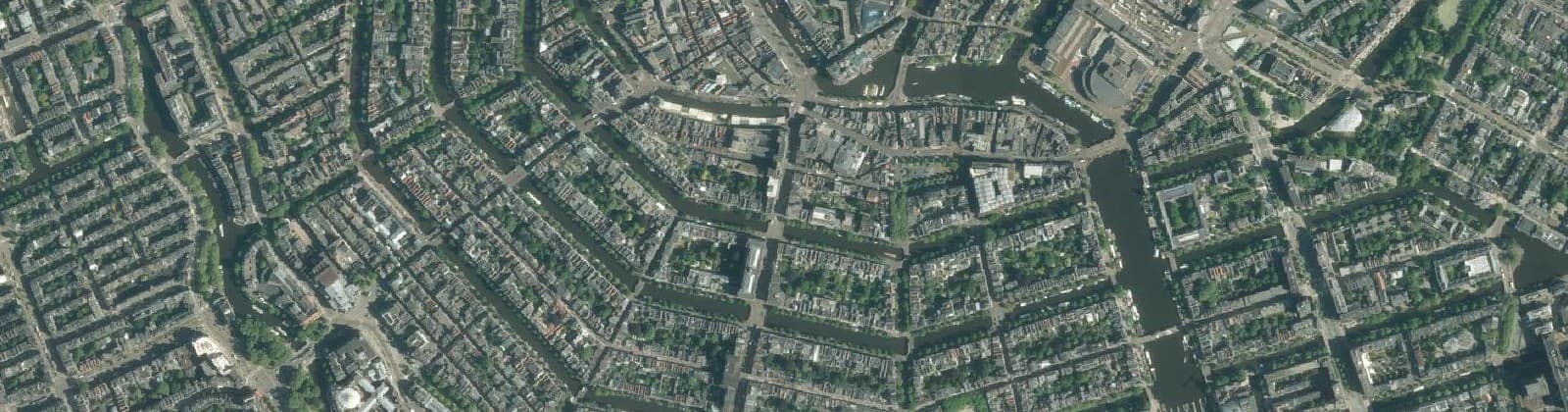Luchtfoto van Grachtengordel-Zuid