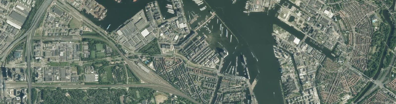 Luchtfoto van Houthavens