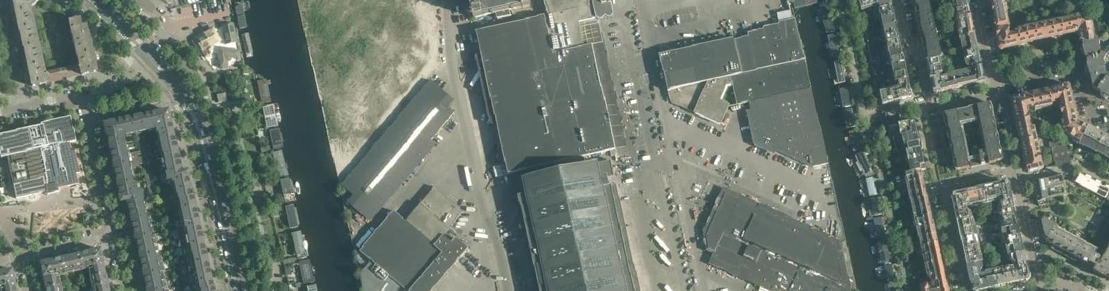 Luchtfoto van Centrale Markt