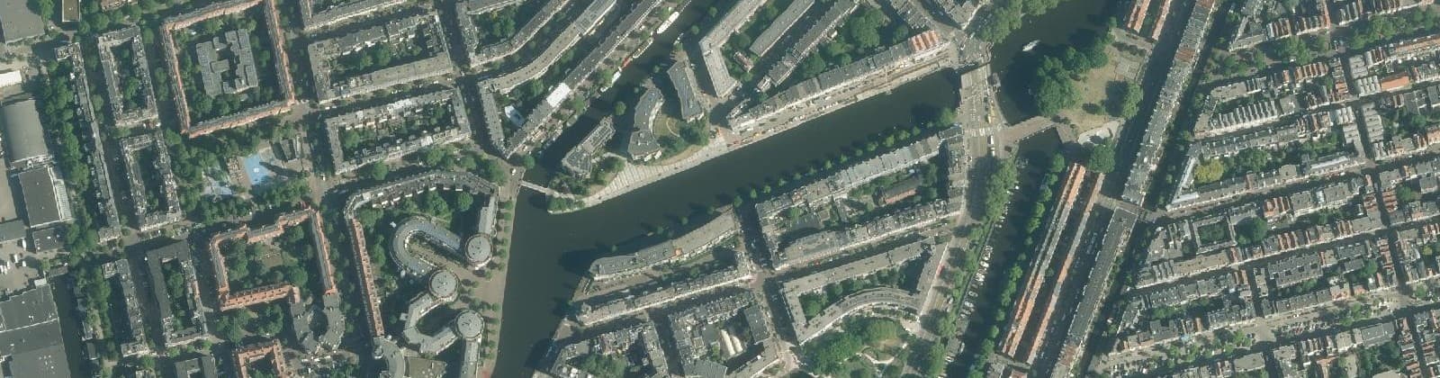Luchtfoto van Staatsliedenbuurt