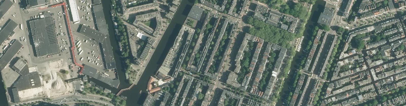 Luchtfoto van Frederik Hendrikbuurt