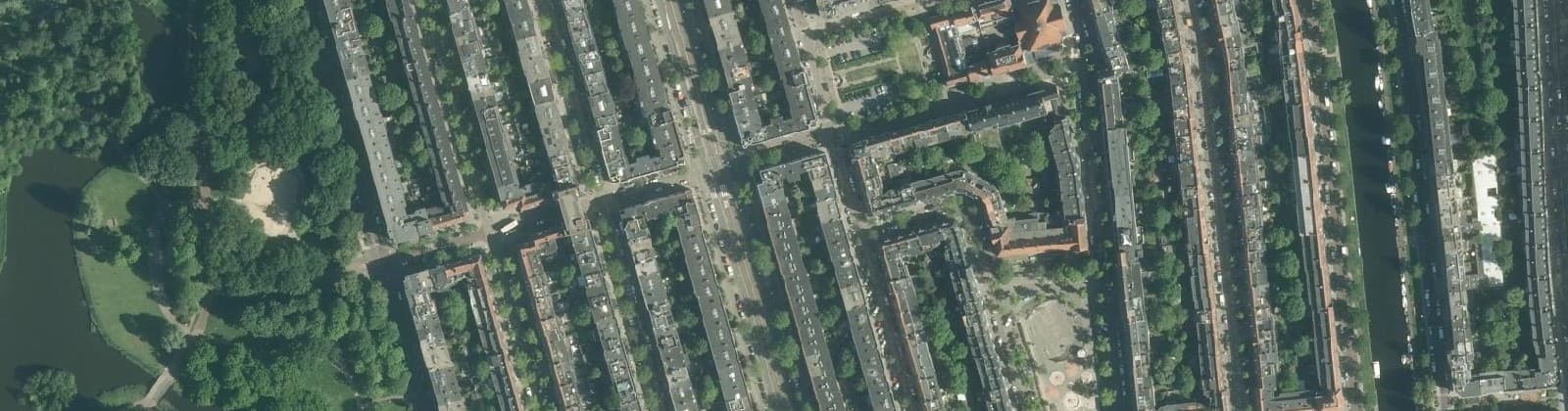Luchtfoto van Hoofdweg e.o.