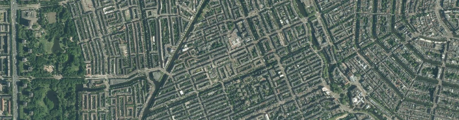 Luchtfoto van Van Lennepbuurt