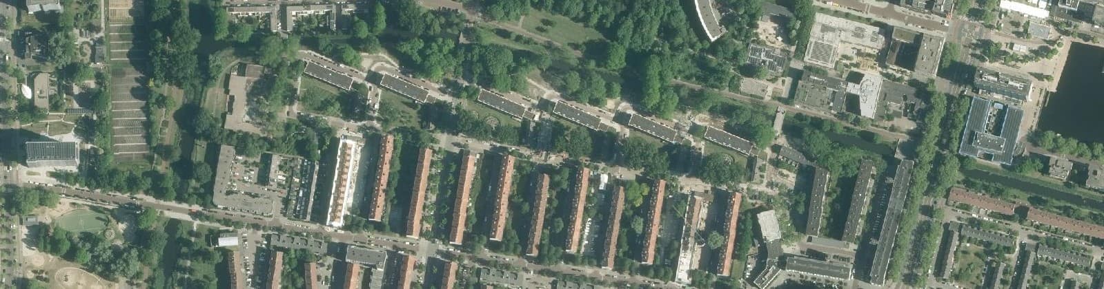 Luchtfoto van Slotermeer-West