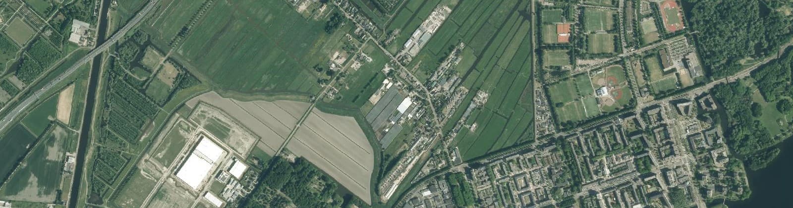Luchtfoto van Lutkemeer/Ookmeer